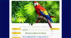 Desktop Screenshot of birdistheword.com